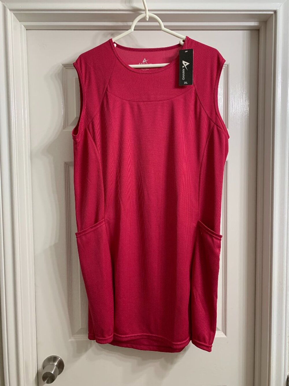 Anivivo Brand Women's Pink Golf/Tennis Dress and Short Set, Size 2X (NWT)